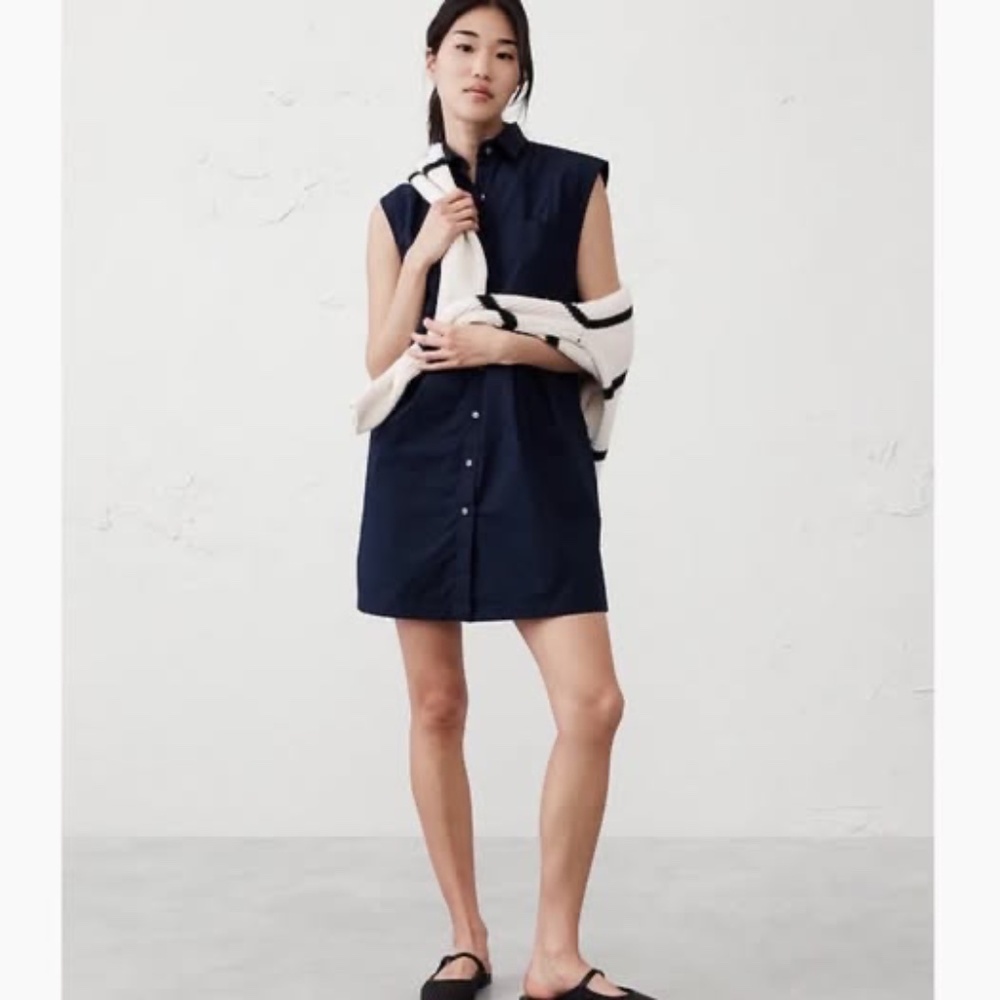 Banana Republic Poplin Shirtdress